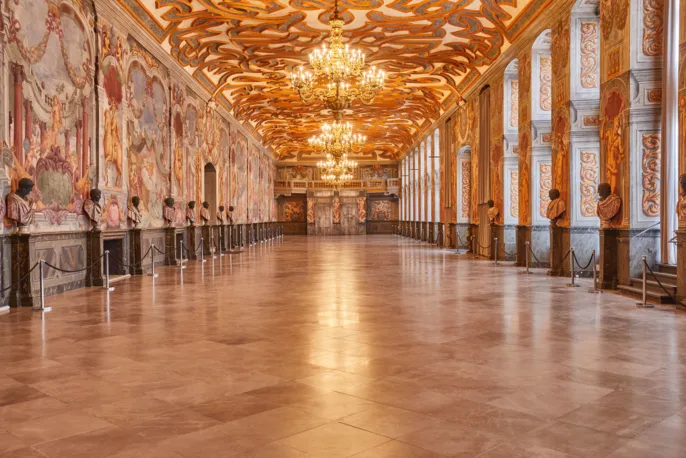 Der prunkvolle Galeriefestaal